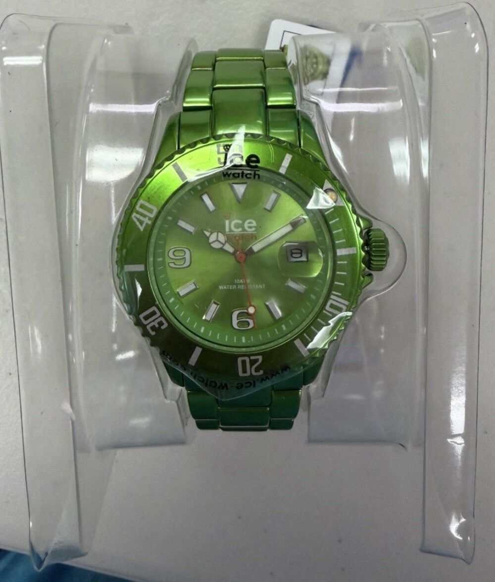 Ice Watch Alu Metallic Green Unisex Watch AL.GN.U.A.12 NOS Original Box